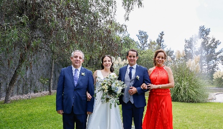  Pedro Torres, Sofía Torres, Alejandro Sanvela y Ana Luisa Acosta.