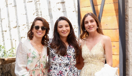  Marijó Díaz, Yusa de la Rosa y Sofía Villaseñor.