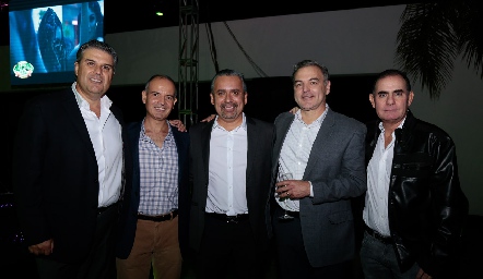  Salomón Dip, Héctor Navarro, Mauricio Castaneda, David del Bosque y Eduardo Zendejas.