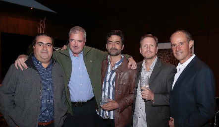  Juan José Leos, Juan Hernández, Mario Macías, Federico García y Gildo Gutiérrez.