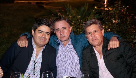 Francisco Leos, Javier Alcalde y Galo Galván.