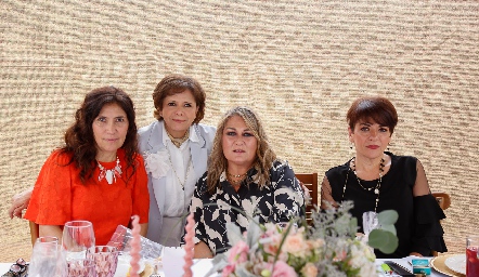 Maricarmen Haro, Clara Duarte, Carla Serna y Guadalupe González.