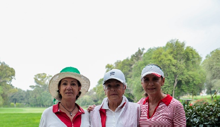  Luz Elena Nieto, Paty del Peral y Gaby Godínez.