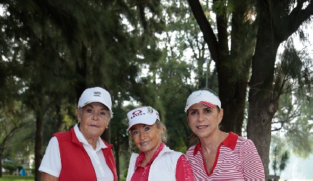  Paty del Peral, Lidy Heinze y Gaby Godínez.