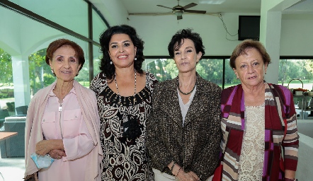  Leticia Martínez, Diana Reyes, Leticia Nieto y Elba Garza.
