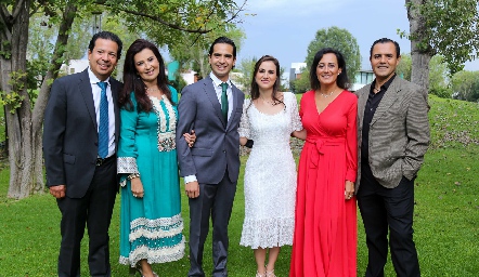 Héctor Hernández, Rosy Vázquez, Héctor Hernández, Susana Sheckaibán, Susana Salgado y Eduardo González.