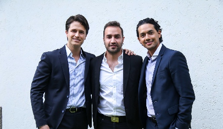  Bernardo Herrera, Yebraham Garay y Aldo González.