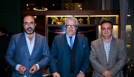  Gustavo Puente, Jorge Chessal y Eduardo Kasis.