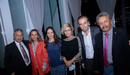 Fabián Espinosa, Olga de la Torre, Fátima Alonso de Lizaola, Magdalena Izar, Mauricio Lizaola y Eduardo Díaz de León.