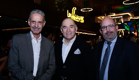  Jaime Chalita, Enrique Galindo y José Mario de la Garza.