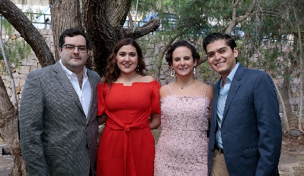  Jorge del Bosque, Eloísa Orman, Nadia Sade y Moisés Namé.