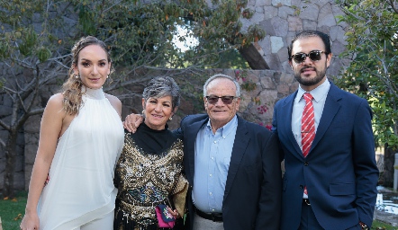 Marcela Elizondo, Norma Chávez, Carlos Gómez y Pedro Leal.