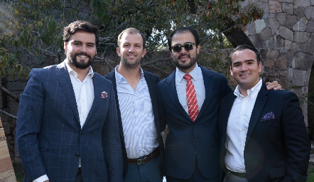  Rodrigo Labastida, Alejandro Abud, Pedro Leal y Luis Leal.