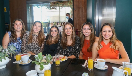  Sofía, Montse, Claudia, Sofía, Andrea y Xime.