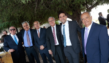  Héctor Vázquez, Manuel Martínez, Chepe Díaz Infante, Bernardo Reynoso, Federico Díaz Infante y Miguel Ángel Herrera.