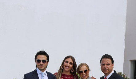  Juan José Rodríguez, Jesica Lemoine, Fernanda Río y Jorge Rodríguez.