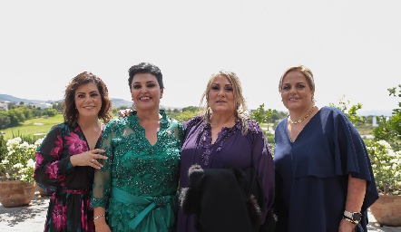  Begoña Cuanda, Diana Reyes de Romo, Carla Serna y Sole Piñero.