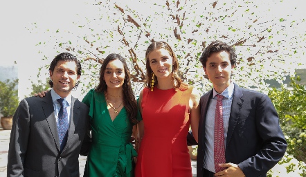  Gerardo Serrano, Marianela Villasuso, Izuca Gómez, Armando Lasso de la Vega.