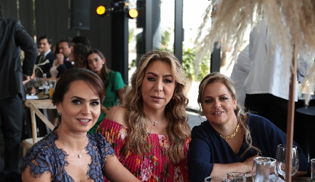  Alejandra Orozco, Claudia Hermosillo y Sole Piñero. 