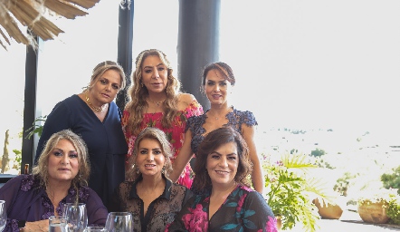  Sole Piñero, Claudia Hermosillo, Alejandra Orozco, Carla Serna, Oly Aradillas y Begoña Cuanda.