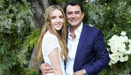 María Orozco y Benito García ya son esposos.