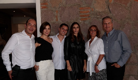  Omar Abud, Lucrecia del Villar, Felipe Salazar, Mónica Abud, Mireya Payán y Humberto Siller.