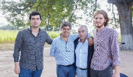  Mauricio Pérez, Paco Leos, Chile Serrano y Andrés Bárcena.