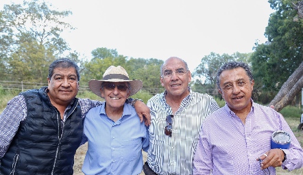  Rene Diaz, Enrique Díaz de León, Gerardo Arista y Alberto Díaz de León.