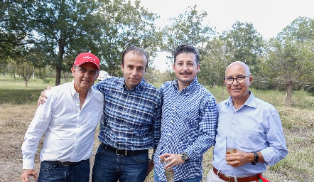  Fernando Díaz de León, Mauricio Lizaola, Horacio Lizaola y Alfonso Ortuño.