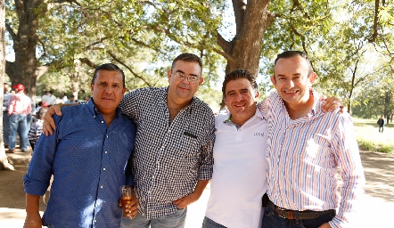  Marco Guerrero, Juan Carlos Pérez, Toño Delgado y Alejandro Pérez.