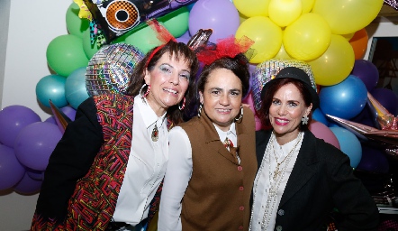  Claudia Quintero, Coco Leos y Susana Jongitud.