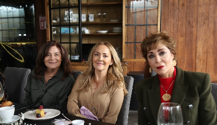  Beatriz Rojas, Claudia del Pozo y Beatriz Eugenia Dauajare.