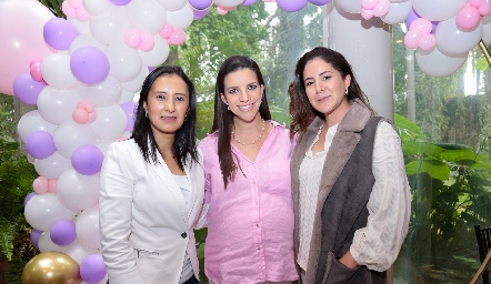  Ana Castillo, Dali Echegoyen y María Eugenia Torres.