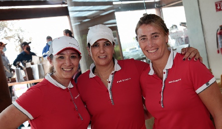  Rocío Moctezuma, Bety Alcalde y Nuria Sand.
