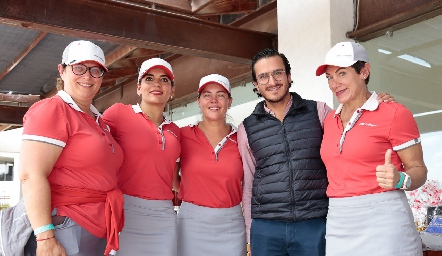  Guillermina Cantalapiedra, Linda Estrada, Silvia Garza, Armi Bondermeren y Margarita Padilla.