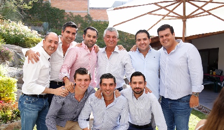 Los Labastida: Carlos, Manuel, Fernando, Manuel, Diego, Mauricio, Alejandro, Jerónimo y Andrés.