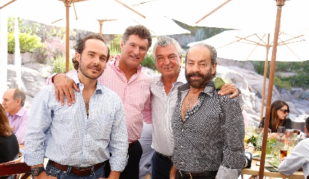 Santiago Zamanillo, Jorge Gómez, Gerardo Labastida y Oscar Torres Corzo.