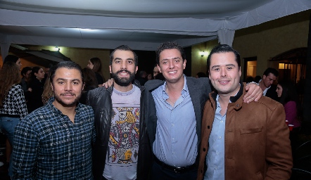 Guillermo Báez, Eduardo García, Eduardo García y Pato Nieto.