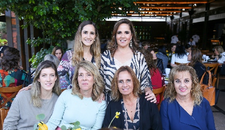  Daniela Mina, Gaby Payán, Clarisa Abella, Clarisa Castaneda, Mireya y Yolanda Payán.