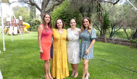  Paola Correa, Nena Dávila, Andrea Díaz Infante y Ali Díaz Infante.