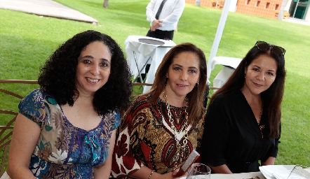  Adriana Lobo, Olga Lorena Castro e Irene Fraga.