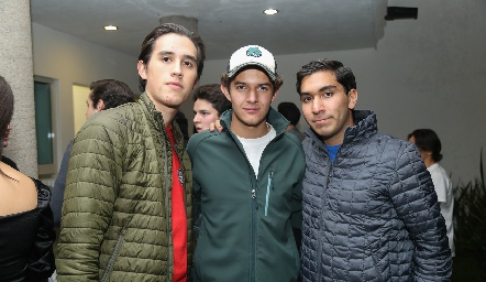  Marcelo Rodríguez, Alejandro Leos y Alejandro Medlich.