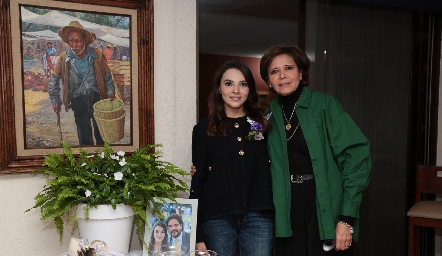  Miriam Ortiz con su mamá Clara Duarte.