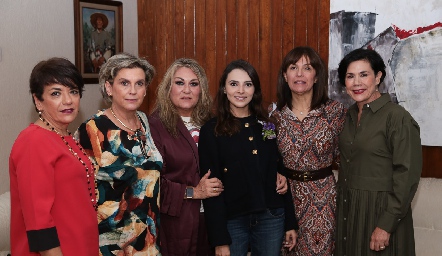  Lupita González, Gaby Portillo, Carla Serna, Miriam Ortiz, Claudia Quintero y Carmenchu Motilla.
