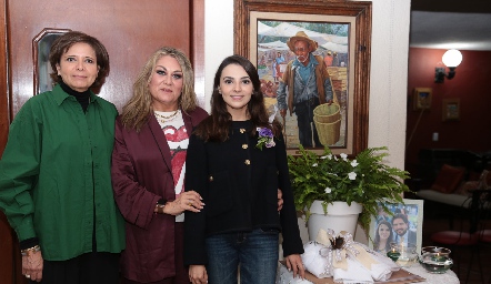  Clara Duarte, Carla Serna y Miriam Ortiz.
