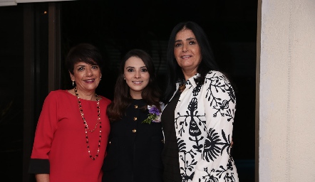  Lupita González, Miriam Ortiz y Rocío Espinosa.