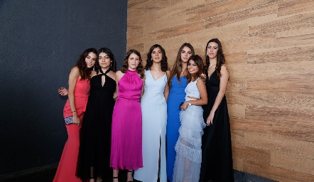  Sigrid Zendejas, Ximena Suárez, Mará Emilia Díaz, Mariel Espinoza, María Julia Chevaile, Gaby Fonseca e Isa Gutiérrez.