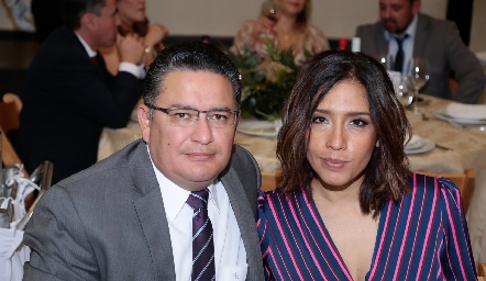  Omar Montes y Alejandra Marroquín.