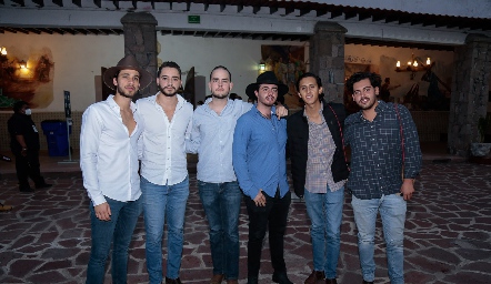  Luis Diego Reverte, Ramón Pedroza, Nacho Gazcón, Nacho Maqueo, Marco Guerrero y Jaime Ascanio.