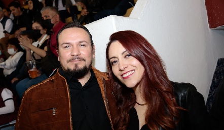  Carlos Azuara y Adriana Salgado.
